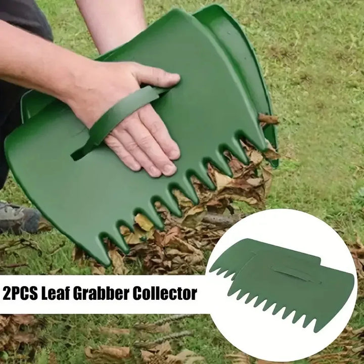 Outdoor Leaf Grabber Garden Plastic Rake