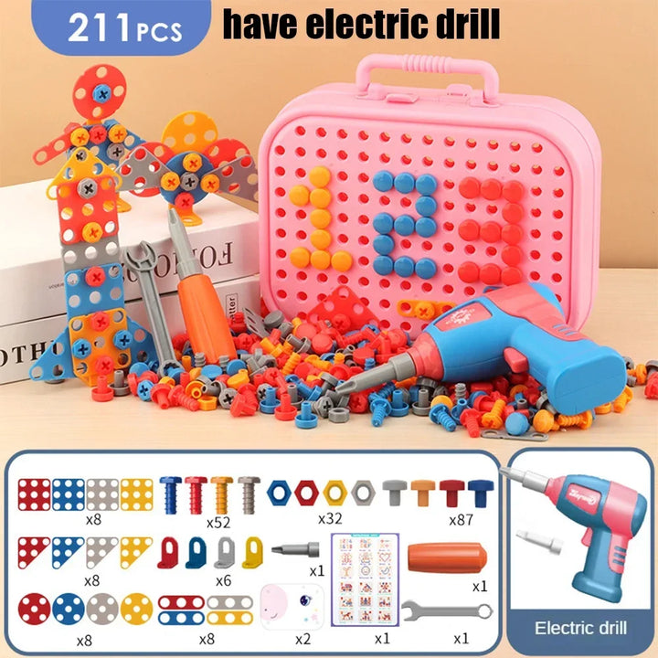 Children’s Electric Drill Tool Set