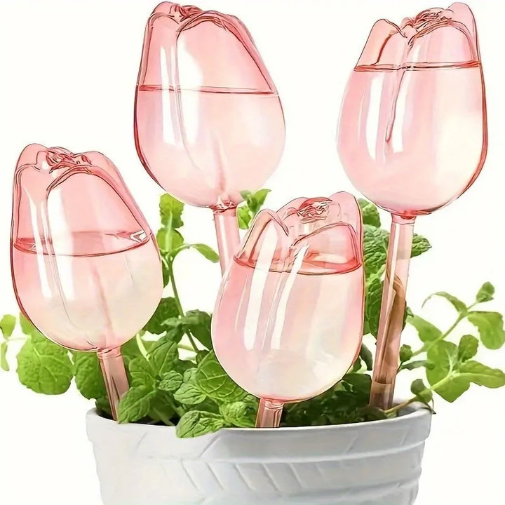 Pink Tulip Plant Watering Balls