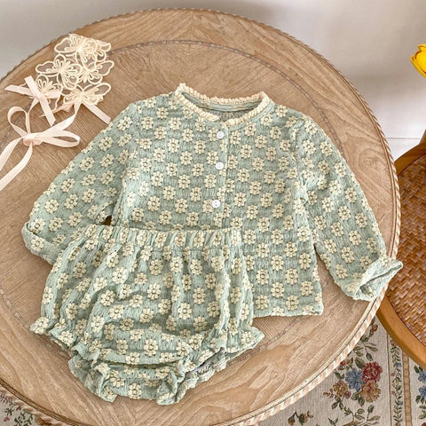 Autumn Baby Girl Outfit Set