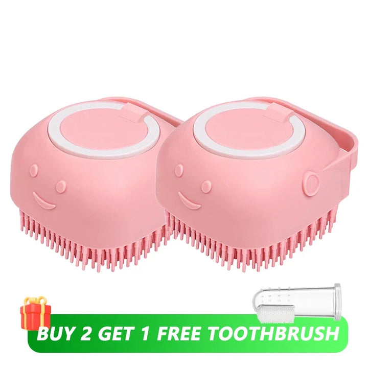 Dog Bathing &amp; Massage Brush
