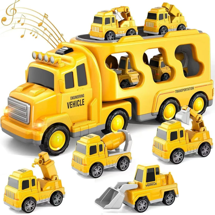 Friction Powered Storage Carrier Truck – 2-in-1 Transport & Toy Vehicle Set