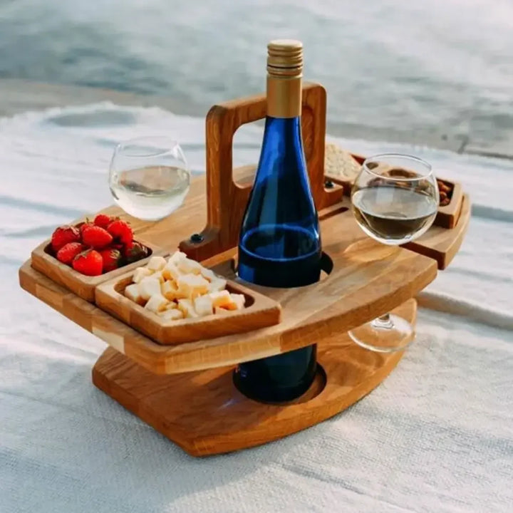 Outdoor Folding Wine Table