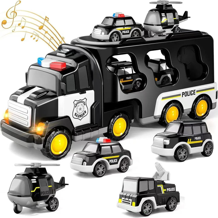 Friction Powered Storage Carrier Truck – 2-in-1 Transport & Toy Vehicle Set