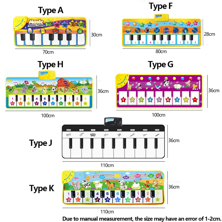 Kids Piano Play Mat